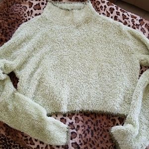 Peridot Cropped Sweater